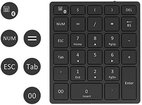 充電式 ポータブル 28キー ナンバーパッド タブレット ノートパソコン ノートパソコン PC デスクトップ用 (グ 【最適】