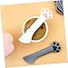 Happyyami Pet Food Can Opener Mixing Spoon Dog Food Can Lids Pet Tin Cover Spoon