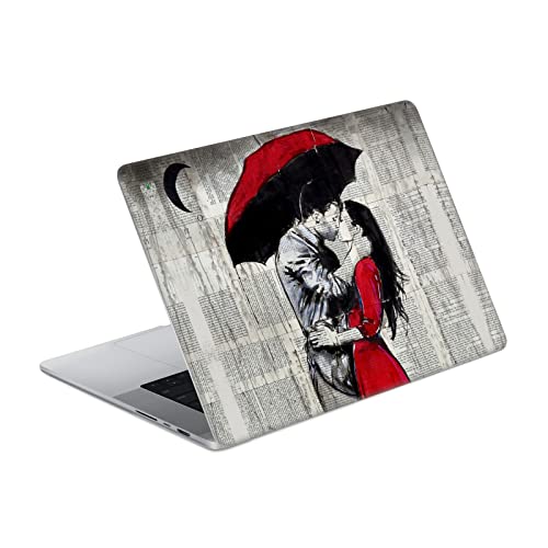 Skin MacBook Pro 16 A2485 LouiJoverArt encre rouge pour personnaliser votre ordinateur au café