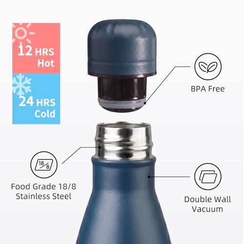 Image of Konokyo 24 Pack 25 oz Insulated Stainless Steel Water Bottle