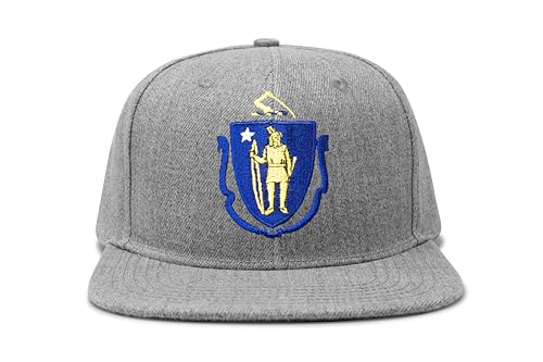 Image of International Tie State Hat for Men and Women, Adjustable Snapback Trucker Baseball Cap with Embroidered Patch