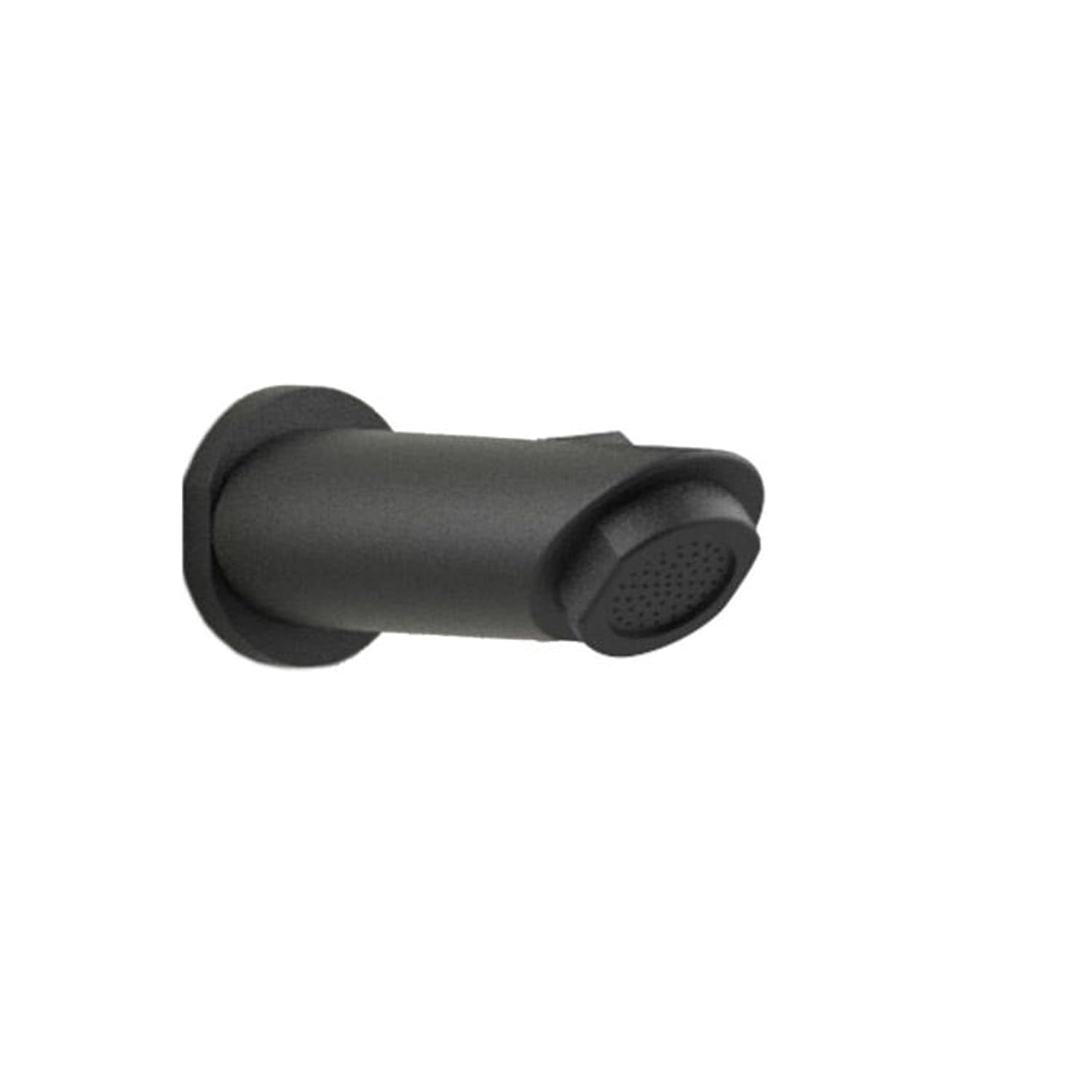 Sined Doccia Solare Nera in Alluminio con Fascia Centrale Inox Serbatoio 40 Litri Altezza 224 cm Miscelatore e Soffione Quadrato Modello Ella
