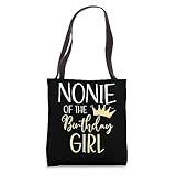 Nonie Of The Birthday Girl Matching Family Birthday Tote Bag