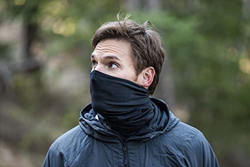 Buff ThermoNet Neck Gaiter, Moisture-Wicking, Breathable, Versatile, Neck Warmer, Thermal Cold Weather Face Mask, Black - Thumbnail 5