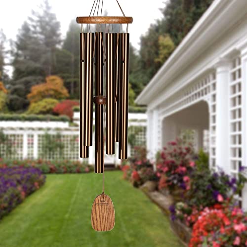 Woodstock Wind Chimes Amazing Grace Chime Medium (24'') Bronze Wind Chime Inspirational And Memorial Gifts Wind Chimes For Outside Patio Home Or Garden Decor (Agmbr) #TOP1