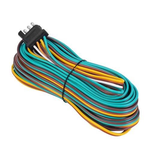 Image of LIMICAR 35FT 4 Wire Trailer Wire | Extended Wiring Length for Easy Routing, Secure Connections and Reliable Trailer Light Performance