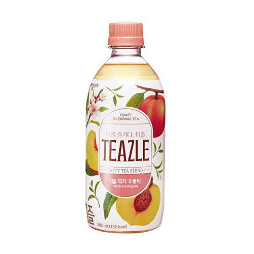 Woongjin WOONGJIN TEAZLE PEACH & OOLONG TEa, 500ML ml : Amazon.sg