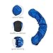 Klmnop Ice Skate Blade Cover, Waterproof Oxford Cloth Skate Guards Skate Cover for Ice Skates, Figure Skates and Hockey Skates Suitable for Kids Youth Adult(DarkBlue,L)