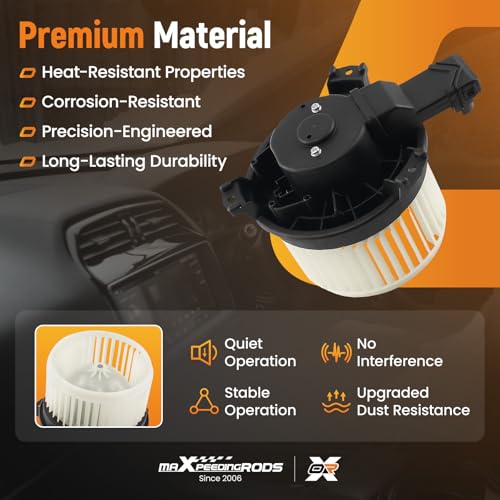 Image of maXpeedingrods 79315THRA42 Rear Side HVAC Blower Motor Fan Assembly Fits for Honda Odyssey 3.5L V6 Gas SOHC Naturally Aspirated Rear 2018-2021# 79315THRA41 06793THR306