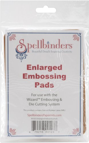 Spellbinders Enlarged Embossing Pads 5x7 2/Pkg-