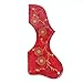 (22J03) Style Self-adhesive Acoustic Guitar Pickguard,Tortoise Red