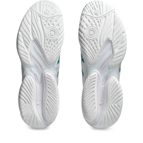 ASICS Court Ff 3 Novak Tênis masculino, Branco/verde escuro, 46