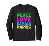 Photo Gallery peace love kamala harris carino elezione maglia a manica Photo Gallery peace love kamala harris carino elezione maglia a manica