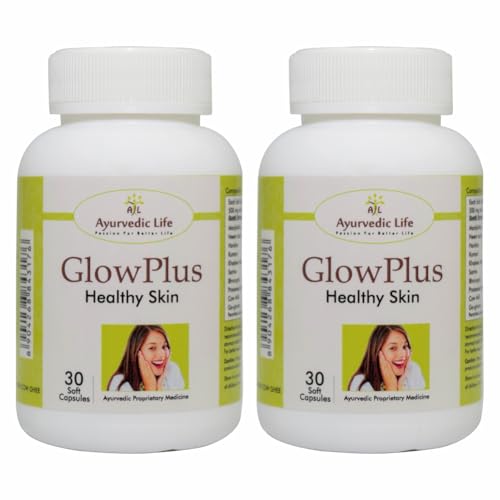 Image of Ayurvedic Life Glow Plus Capsules Pack (Pack of 2)