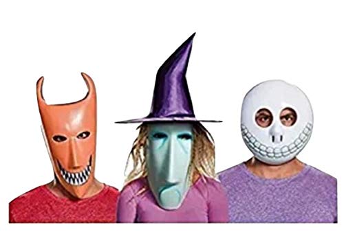 ICFPWR The Nightmare Before Christmas Lock Shock Barrel Adult Mask Set