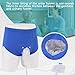 Urine Collector, Incontinence Pants for Men, Wearable Urine Collection Bag for Men, Men's Portable External Catheter Device with Two 500ml Urine Bag Reusable, Removable Urine Collection Container, L