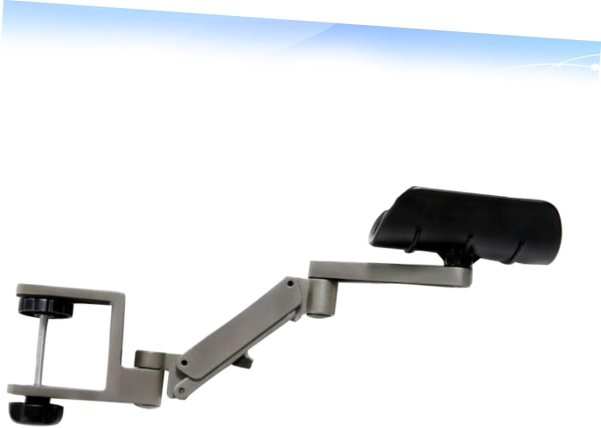 Adjustable Hand Rest for Computer Wrist Support Metal Bracket Mouse Pad Arm Support Grey