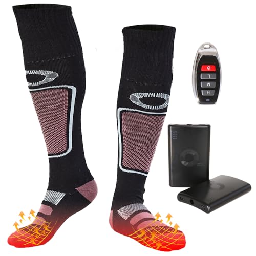 EnerWear Unisex Battery Heated Knee High Merino Wool Socks