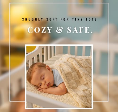 Image of VAS COLLECTIONS Coral Flannel Baby Blanket | Ultra Soft & Fluffy AC Blanket | 300 GSM, 800 g Lightweight All-Season Wrapping Sheet for Newborns (Beige, 130x105 cm, 3-24 Months) (Coral Beige)