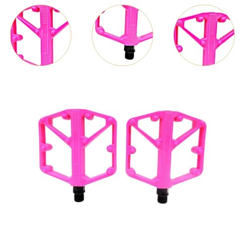 2X Bike Pedals Flat Pedals Nylon Anti Slip Cycling Pedal Bicycle Pedal for Components Maintenance Riding Essentials Repairing3