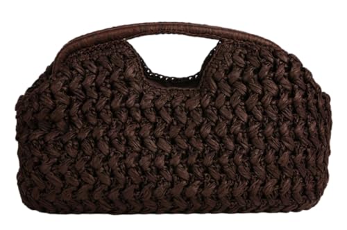 Bolso de playa de paja Bohemia verano mujer hombro miniatura 1