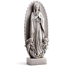 Avalon Gallery Our Lady of Guadalupe Resin Home Patio and Garden Statue, 23 1/2 Inch