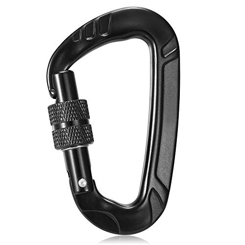 mosquetão, Moniss 4 peças mosquetão com trava de torção de 12 kn sem mosquetão clipe de coleira para