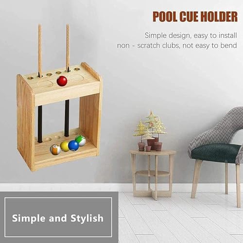 Support de queue de billard stable protégeant 6 cannes de jeu - 2