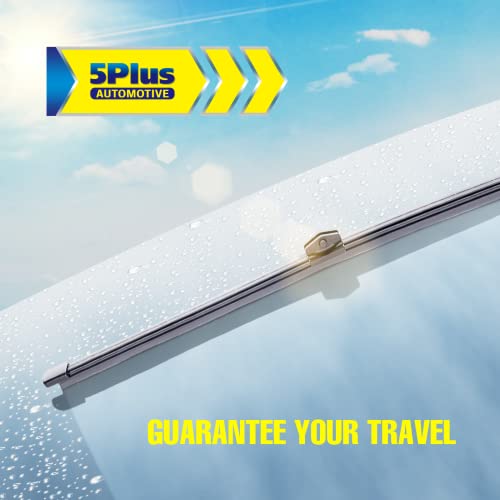 Image of 5 PLUS 15 inch Rear Wiper Blade Replacement for Audi Q5 2022 2021 2020 2019 2018 Q7 2021 2020 2019 2018 2017 /Volkswagen Touareg 2014 2013 2012 2011 BACK Windshield Wiper (A360H)