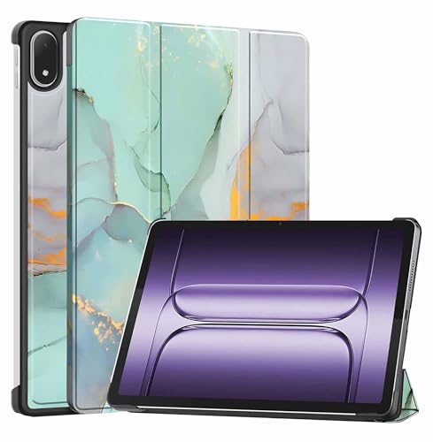 Image of ProElite Case Cover for OnePlus Pad 3 13.2 inch 2025 Case, Slim Trifold Flip case Cover for OnePlus Pad 3 13.2 inch 2025 Case Tablet [Auto Sleep Wake Feature], Marble Green