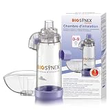 BIOSYNEX - Inhal'AIR - Distanziatore - Spacer per Inalatori - Assistenza Respiratoria Asma, Bronchiolite - Senza Lattice - Senza BPA - Taglia 0-9 mesi