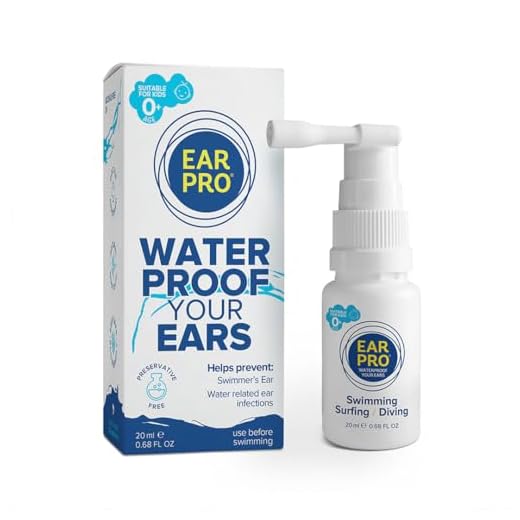 Ear Pro All Natural Swimmer Ear Spray for Kids and Adults - Safe and Easy to Use Ear Protection Spray Helps Prevent Trapped Water, Water Related Ear Problems, and Protect Hearing. 1 Pack - 200 Uses
