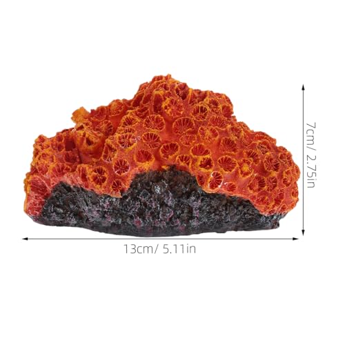 Image of Balacoo Aquarium Coral Reef Ornament 5.11 x 3.93 x 2.75In | Resin landscape, Fresh and saltwater tanks, Aquarium setup