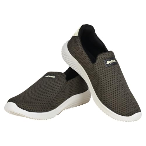 Image of Men's Walk & Run Slip-On Shoes - Lightweight Comfort & Style