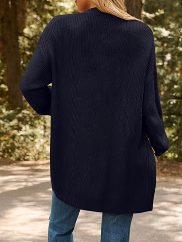 Image of LILLUSORY Womens Oversized Cardigans Soft Knit Cardigan Sweater with Pockets