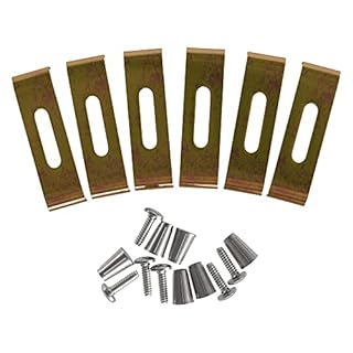 Dowell Undermount Kitchen Sink Clips, Sink Brackets, Kitchen Sink Supports, Sink Clips - 6011-11 - 6 Clips/Screws/Anchors