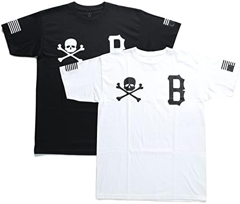 Amazon Bsqs17 Spsu07 ブラックスケール Black Scale Tシャツ ドクロ スカル Bロゴ 逆さ星条旗 ビックシルエット 大きいサイズ 正規品 02 黒 L Tシャツ カットソー 通販