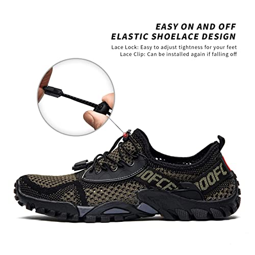 Image of SOBASO Water Shoes Women Men Quick Drying Swim Beach Aqua Shoes for Water Sport Diving Hiking Sailing Travel