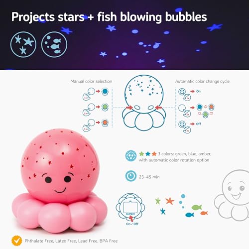 Lámpara de mesa de noche Cloud b Octo rosa miniatura 5