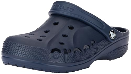 Crocs Unisex-Child Baya Clogs, Navy/Navy, 4 Big Kid