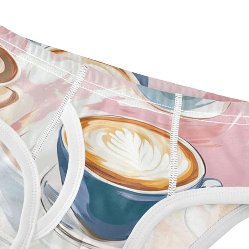 Coffee Cups Little Boys Comfort Kids Underwear Breathable Undies4