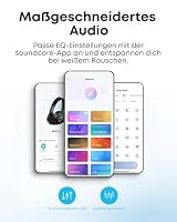 soundcore by Anker Q20i kabelloser Bluetooth Over-Ear-Kopfhörer mit Hybrid Active Noise Cancelling, 40h Spielzeit im ANC-Modus, Hi-Res Audio, tiefer Bass, Personalisierung per App – Ansicht 4