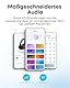 soundcore by Anker Q20i kabelloser Bluetooth Over-Ear-Kopfhörer mit Hybrid Active Noise Cancelling, 40h Spielzeit im ANC-Modus, Hi-Res Audio, tiefer Bass, Personalisierung per App(Rosa)