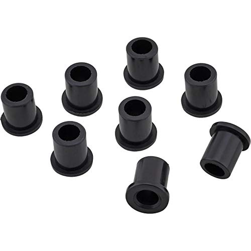 Speedway Motors 1‑3/4 Inch Spring Set of 8 Premium Nylon Leaf Spring Shackle Bushing Inserts for 3/4″ Eye or Perch, Fits 1-1/4″ Shackles, Durable Suspension Repair Replacement Kit