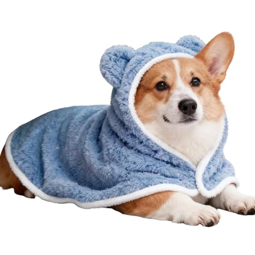 Chaqueta de invierno para perro pequeño con capucha de forro polar y correas ajustables 7