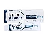 LACER ALIGNER - Pasta de Dientes para Ortodoncia Invisible y Brackets, 75ml, Anticaries y Antiplaca, Remineralizante con Flúor, Protege el Esmalte y las Encías, Sabor Menta, Uso Diario