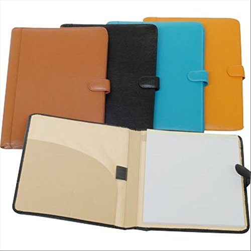 Orna Cartella Portablocco in Pelle, Turchese