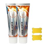 【Application large】: Convient pour le film d'huile tenace pendant des années, rebond d'essuie-glace, goudron, asphalte, traces, nappes d'oiseaux, autocollants, boucles de pluie, filigranes de la climatisation, revêtement d'eau, peinture en aérosol, peinture volante, gomme, jus de feuille, nettoyage avant le revêtement en verre, etc.