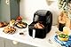 Russell Hobbs Heißluftfritteuse XXL 8L Rapid AirFryer [kompaktes Gehäuse,7 Kochfunktionen,10 Programme] SatisFry (spülmaschinenfest, max 220°C, Fritteuse ohne Öl, Grillen, Backen, Braten) 27170-56