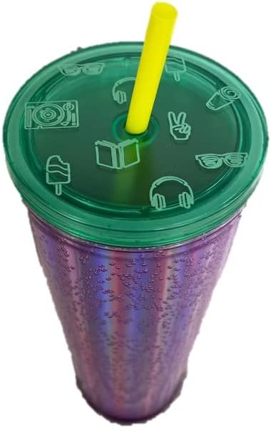 Miniatura 5 de Starbucks Vaso de vaso frío Venti 24 oz Verano 2022 (Emoji de burbujas moradas)